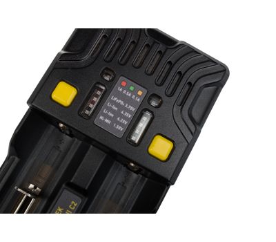 Фото 2411: Зарядное устройство Armytek Uni C2 Универсальное 2 канальное ЗУ /1A для каждого канала / LED индикация + автоадаптер