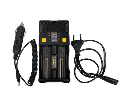 Фото 3268: Зарядное устройство Armytek Uni C2 Универсальное 2 канальное ЗУ /1A для каждого канала / LED индикация + автоадаптер