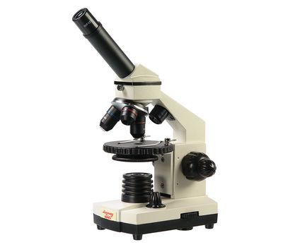Фото 8277: Микроскоп школьный Эврика 40х-1280х в текстильном кейсе