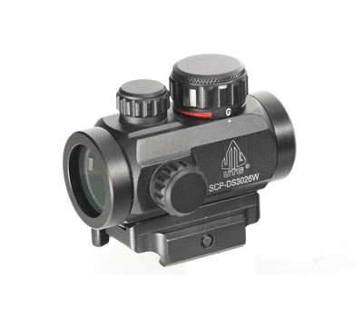 Фото 3408: Коллиматорный прицел Leapers UTG 2.6&quot; ITA Red/Green CQB Micro Dot with Integral QD Mount SCP-DS3026W